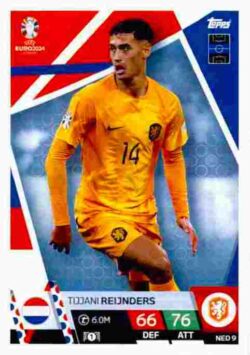 2024 Topps Match Attax UEFA Euro 2024 #NED09 Tijjani Reijnders