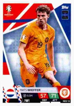 2024 Topps Match Attax UEFA Euro 2024 #NED12 Mats Wieffer