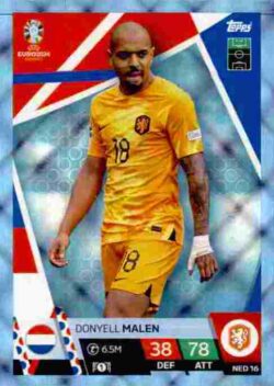 2024 Topps Match Attax UEFA Euro 2024 #NED16 Parallel Donyell Malen