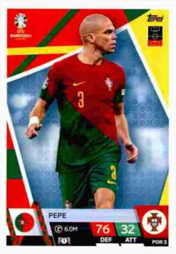 2024 Topps Match Attax UEFA Euro 2024 #POR03 Pepe