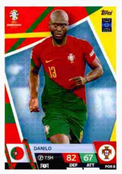 2024 Topps Match Attax UEFA Euro 2024 #POR08 Danilo