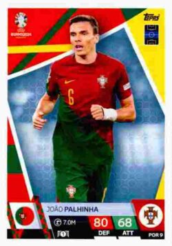 2024 Topps Match Attax UEFA Euro 2024 #POR09 João Palhinha