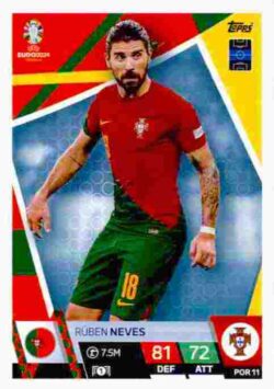 2024 Topps Match Attax UEFA Euro 2024 #POR11 Ruben Neves