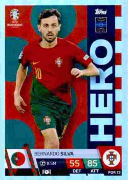 2024 Topps Match Attax UEFA Euro 2024 #POR13 Bernardo Silva