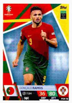 2024 Topps Match Attax UEFA Euro 2024 #POR18 Gonçalo Ramos