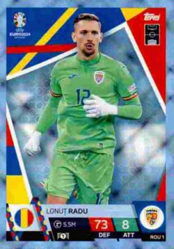 2024 Topps Match Attax UEFA Euro 2024 #ROM01 Parallel Lonut Radu