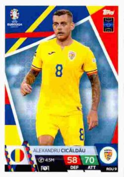 2024 Topps Match Attax UEFA Euro 2024 #ROM09 Alexandru Cicaldau