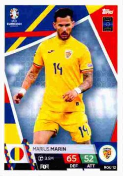 2024 Topps Match Attax UEFA Euro 2024 #ROM12 Marius Marin