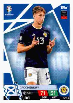 2024 Topps Match Attax UEFA Euro 2024 #SCO02 Jack Hendry