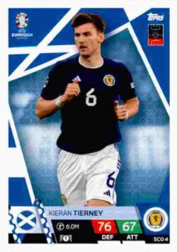 2024 Topps Match Attax UEFA Euro 2024 #SCO04 Kieran Tierney