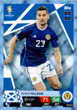 2024 Topps Match Attax UEFA Euro 2024 #SCO09 Parallel Kenny McLean