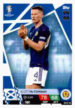 2024 Topps Match Attax UEFA Euro 2024 #SCO10 Scott McTominay