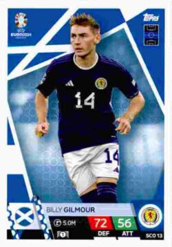 2024 Topps Match Attax UEFA Euro 2024 #SCO13 Billy Gilmour