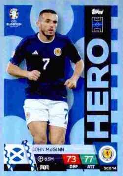 2024 Topps Match Attax UEFA Euro 2024 #SCO14 John McGinn