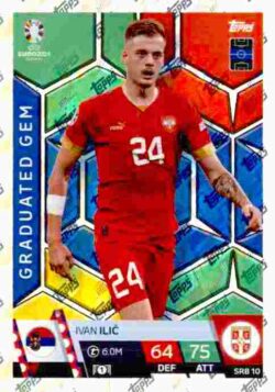 2024 Topps Match Attax UEFA Euro 2024 #SRB10 Ivan Ilic