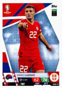 2024 Topps Match Attax UEFA Euro 2024 #SRB13 Darko Lazovic