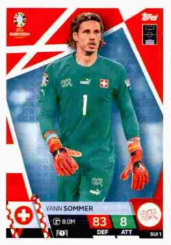 2024 Topps Match Attax UEFA Euro 2024 #SUI01 Yann Sommer