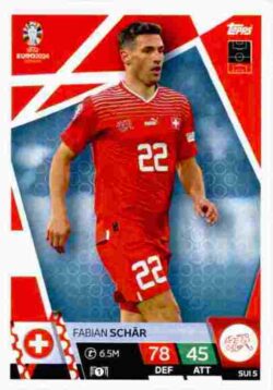 2024 Topps Match Attax UEFA Euro 2024 #SUI05 Fabian Schär