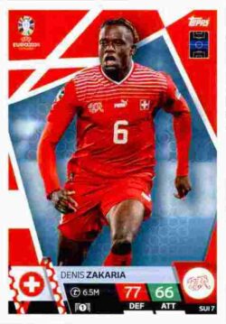 2024 Topps Match Attax UEFA Euro 2024 #SUI07 Denis Zakaria