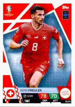 2024 Topps Match Attax UEFA Euro 2024 #SUI08 Remo Freuler