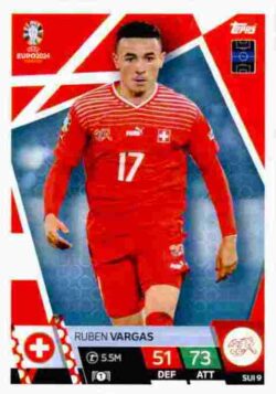 2024 Topps Match Attax UEFA Euro 2024 #SUI09 Ruben Vargas