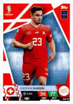 2024 Topps Match Attax UEFA Euro 2024 #SUI13 Xherdan Shaqiri