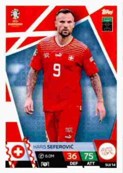 2024 Topps Match Attax UEFA Euro 2024 #SUI14 Haris Seferovic