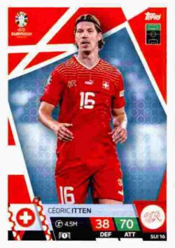 2024 Topps Match Attax UEFA Euro 2024 #SUI16 Cédric Itten