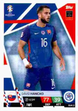 2024 Topps Match Attax UEFA Euro 2024 #SVK02 Dávid Hancko