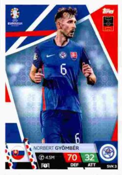 2024 Topps Match Attax UEFA Euro 2024 #SVK03 Norbert Gyomber