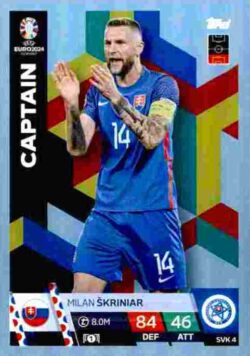 2024 Topps Match Attax UEFA Euro 2024 #SVK04 Milan Skriniar