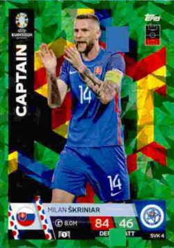 2024 Topps Match Attax UEFA Euro 2024 #SVK04 Parallel Milan Skriniar