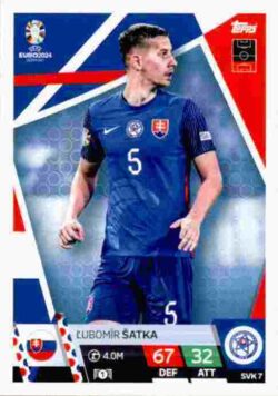 2024 Topps Match Attax UEFA Euro 2024 #SVK07 Lubomir Satka