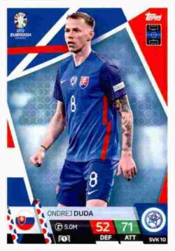 2024 Topps Match Attax UEFA Euro 2024 #SVK10 Ondrej Duda