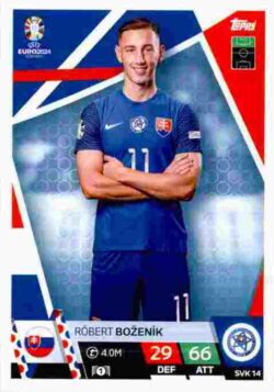 2024 Topps Match Attax UEFA Euro 2024 #SVK14 Robert Bozenik