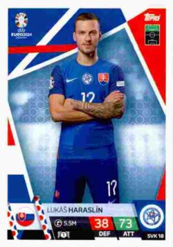 2024 Topps Match Attax UEFA Euro 2024 #SVK18 Lukas Haraslin