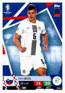 2024 Topps Match Attax UEFA Euro 2024 #SVN02 Jaka Bijol