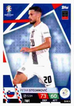 2024 Topps Match Attax UEFA Euro 2024 #SVN03 Petar Stojanovic