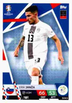 2024 Topps Match Attax UEFA Euro 2024 #SVN05 Erik Jana