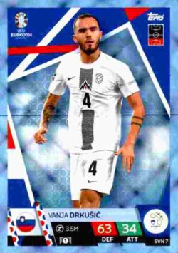 2024 Topps Match Attax UEFA Euro 2024 #SVN07 Parallel Vanja Drkusic