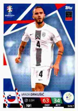 2024 Topps Match Attax UEFA Euro 2024 #SVN07 Vanja Drkusic