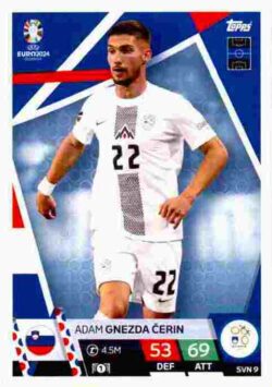 2024 Topps Match Attax UEFA Euro 2024 #SVN09 Adam Gnezda Cerin