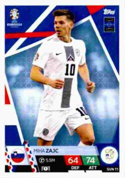 2024 Topps Match Attax UEFA Euro 2024 #SVN11 Miha Zajc