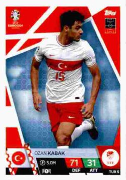 2024 Topps Match Attax UEFA Euro 2024 #TUR05 Ozan Kabak