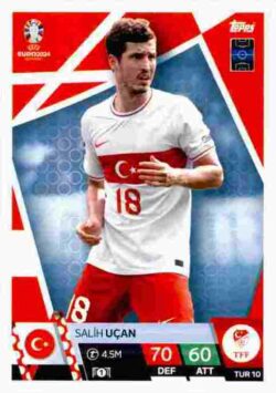 2024 Topps Match Attax UEFA Euro 2024 #TUR10 Salih Uçan