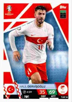 2024 Topps Match Attax UEFA Euro 2024 #TUR14 Halil Dervisoglu