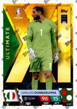 2024 Topps Match Attax UEFA Euro 2024 #UXI01 Ultimate XI Gianluigi Donnarumma