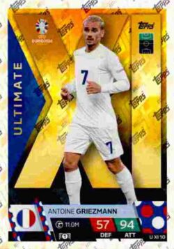 2024 Topps Match Attax UEFA Euro 2024 #UXI10 Ultimate XI Antoine Griezmann