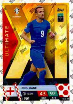 2024 Topps Match Attax UEFA Euro 2024 #UXI11 Ultimate XI Harry Kane