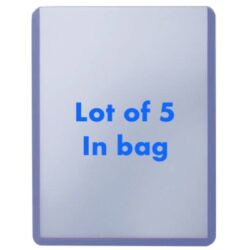 Ultra PRO Toploaders - Clear Standard Size - 5 Bag